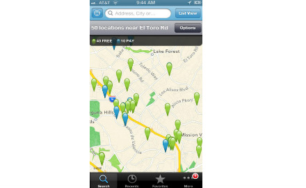 L'application Wi-Fi Finder 