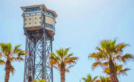 Plage de Sant Sebastia à Barcelone
