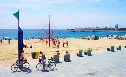 La Plage de Nova Icària à Barcelone