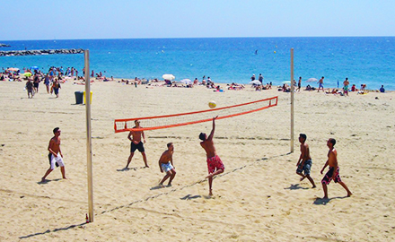Plage de Mar Bella à Barcelone