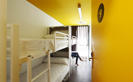 Une chambre dans le Amistat Beach Hostel