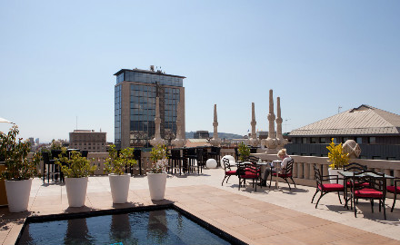 Terrasse de l'hôtel Casa Fuster