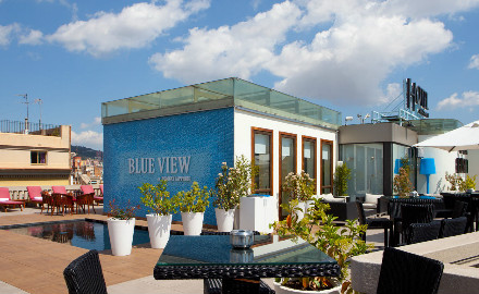 Terrasse de l'hôtel Casa Fuster
