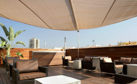 Terrasse de l'hôtel Soho