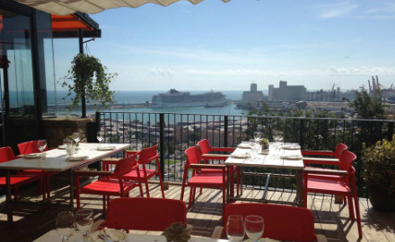 Terrasse du restaurant Martinez