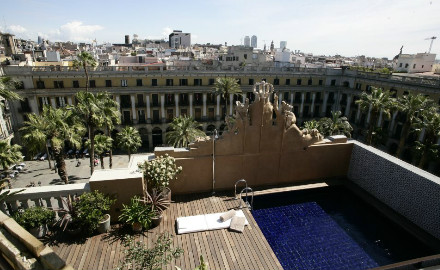 Terrasse de l'hôtel Do Plaça Reial