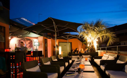 Terrasse de l'hôtel Villa Emilia