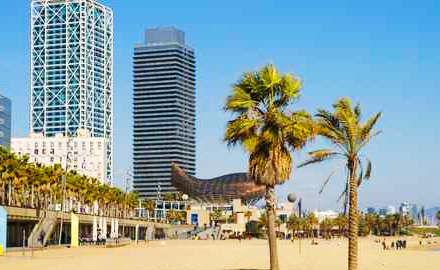Plage de Somorrostro à Barcelone