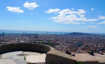 Le mirador del Turó de la Rovira