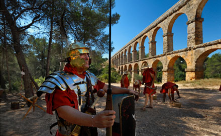Romain en poste - Reconstitution Tarragona