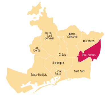 Quartier Sant Andreu de Barcelone
